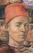 Benozzo Gozzoli Detail from The Procession of the Magi oil on canvas